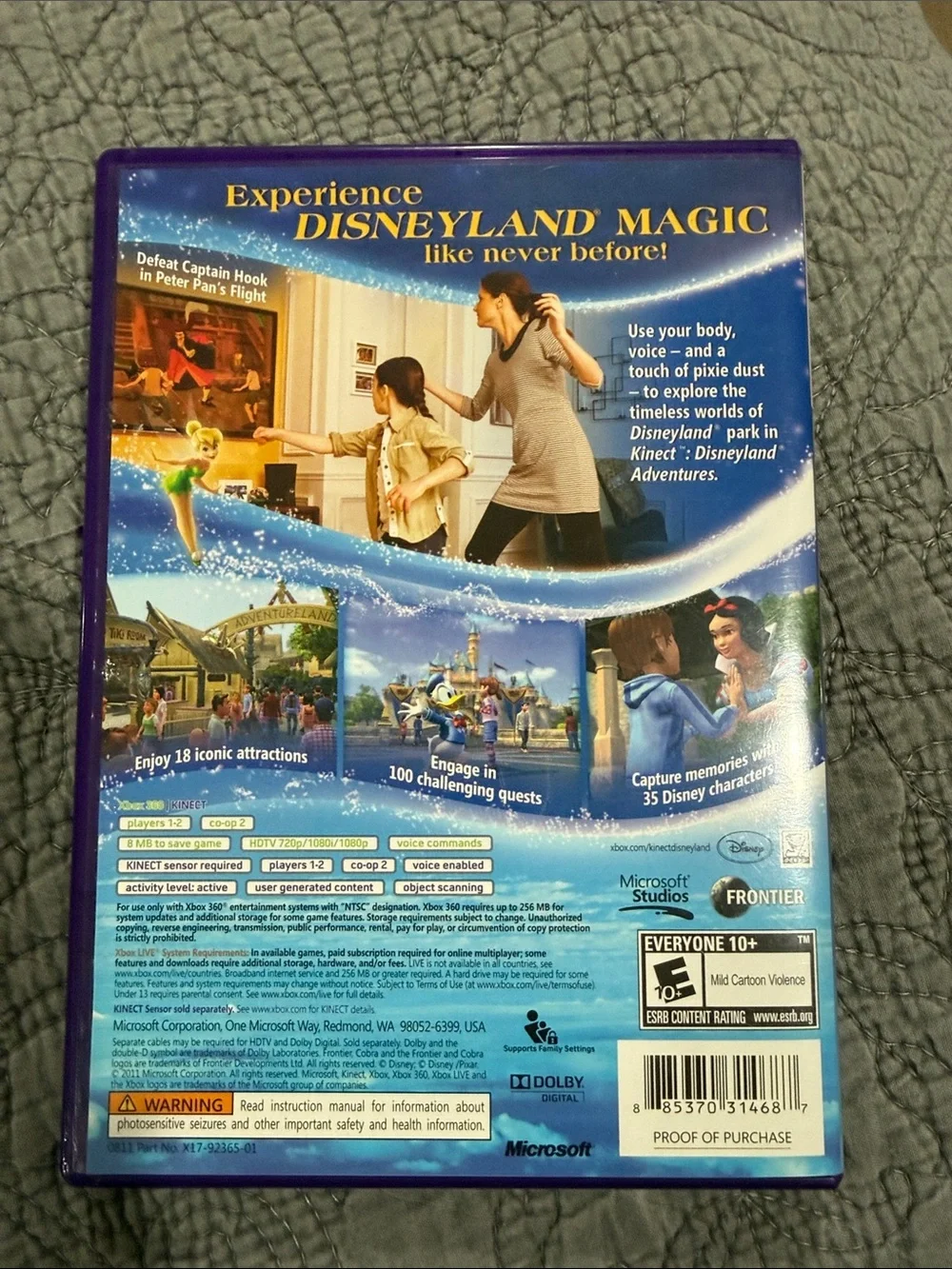 Disneyland Adventures (Xbox 360 Kinect) - Blue
